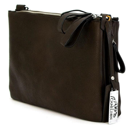 Cameleon Iris Concealed Carry Crossbody Purse Burnt Umber
