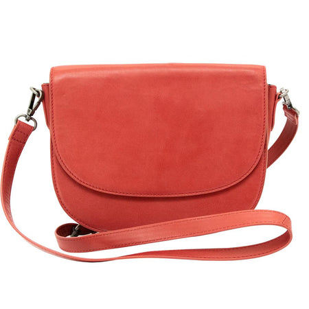 Cameleon Sophia Concealed Carry Crossbody Purse Red Leather