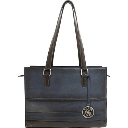 Cameleon Smith & Wesson Structured Concealed Carry Handbag Blue Leather