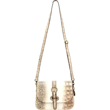 Cameleon Smith & Wesson Croc Concealed Carry Crossbody Purse Beige