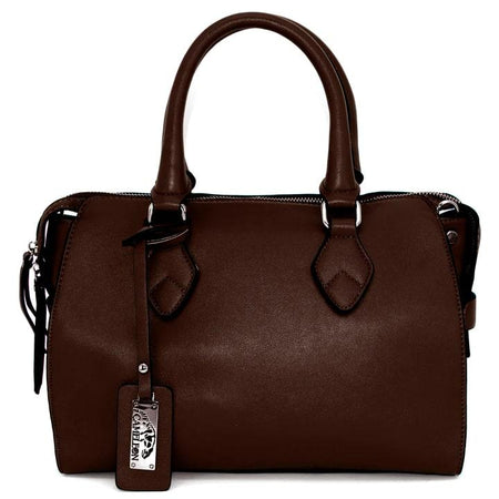Cameleon Bella Concealed Carry Purse Dark Chestnut Vegan Leather