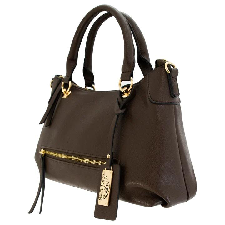 Cameleon Darcy Concealed Carry Purse in Wood Pattern