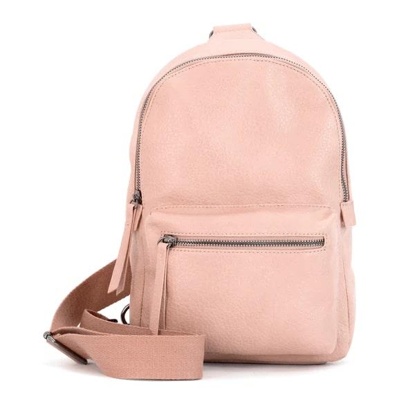 Cameleon Skylar Concealed Carry Purse Backpack Blush Vegan Leather