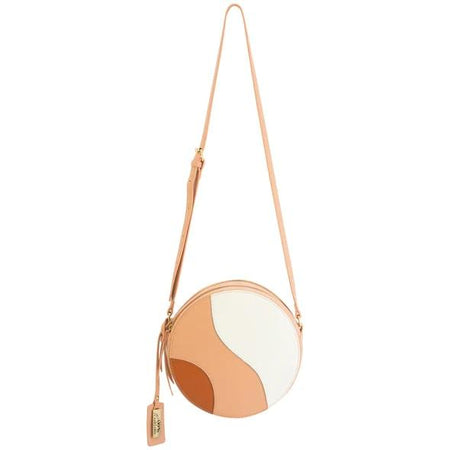 Cameleon Calico Clara Concealed Carry Crossbody Purse Tan