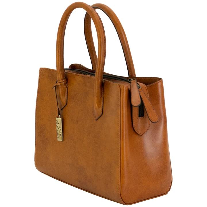 Cameleon Natalie Concealed Carry Purse Tan Leather