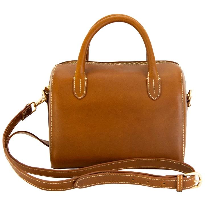 Cameleon S&W Barrel Bag Concealed Carry Purse in Tan Leather