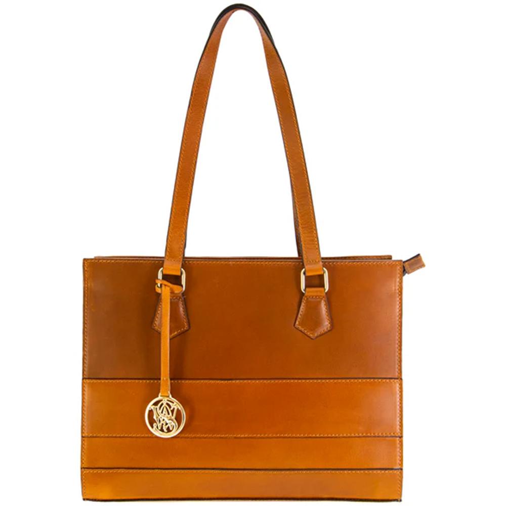 Cameleon S&W Structured Concealed Carry Handbag Purse Tan