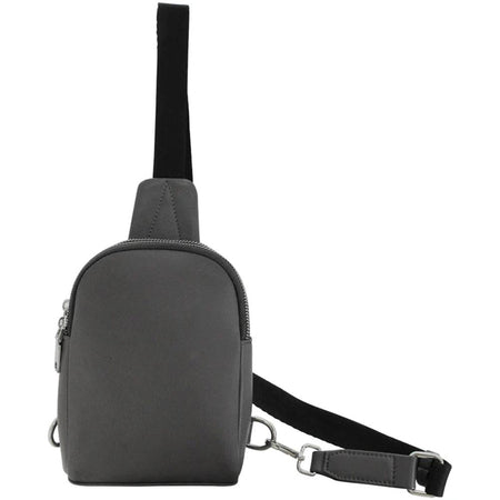 Cameleon Stav Sling Pack Concealed Carry Leather Purse Black