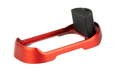 Shield Arms Magwell, Red Anodized, Fits Glock 43X/48, Billet Aluminum, Made in USA G43X48-MAGWELL-RED