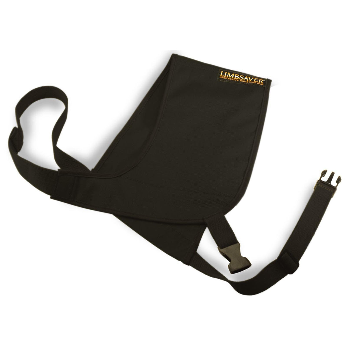 LimbSaver Strap-On Shooting Vest with Protective Shoulder Pad - Black