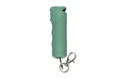 SABRE Pepper Gel with Flip Top and Snap Clip, UV Dye, 0.54oz, Sage Green