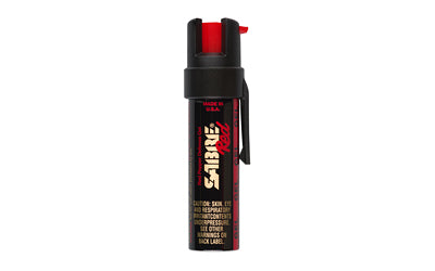Sabre Red Pepper Defense Gel, 0.75oz, Black Hard Case with Built-In Belt Clip