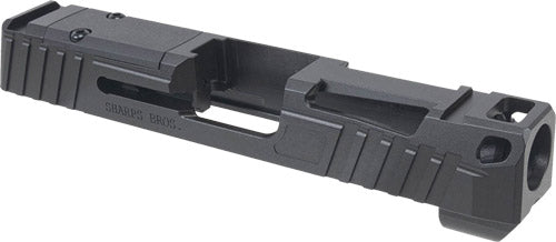 Sharps Bros. SIG P365X Improved Slide RMSC Cut Stainless Steel Black