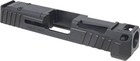 Sharps Bros. SIG P365X Improved Slide RMSC Cut Stainless Steel Black