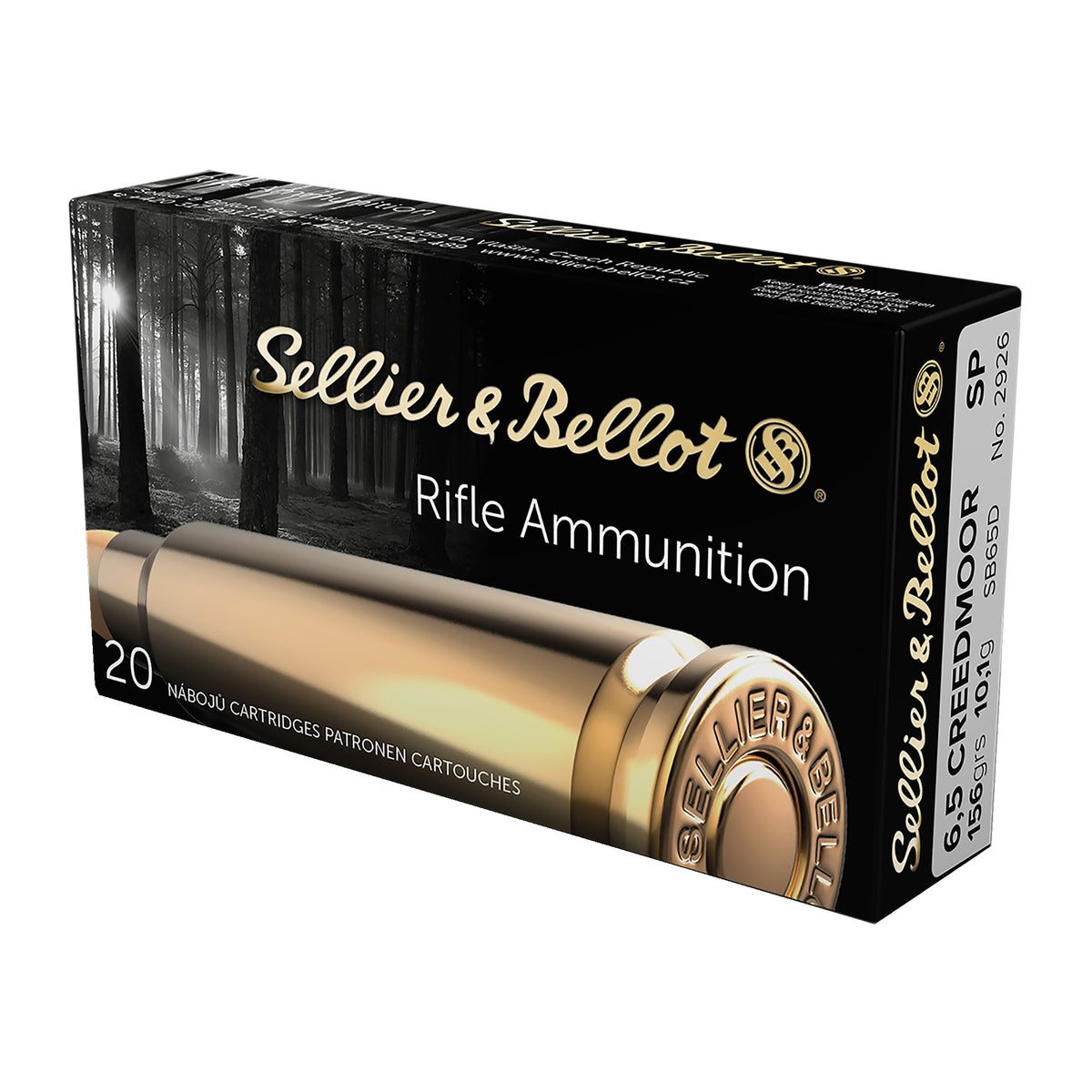 Sellier & Bellot Rifle 6.5 Creedmoor 156 gr Soft Point (SP)