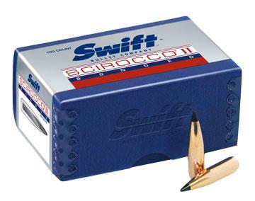 Swift Scirocco II .284" 150 gr Signature Black Tip Bullets 50-Pack