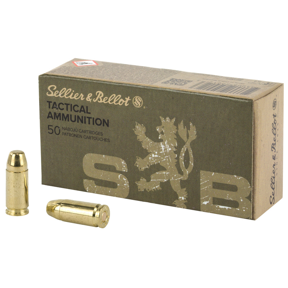 Sellier & Bellot (S&B) SB9SUBA Subsonic Full Metal Jacket FMJ 140 Grain 9mm Luger/Parabellum