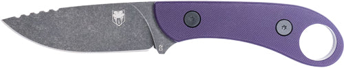 CobraTec D2 Skinner 3.75" Full Tang Purple G10 Fixed Blade with Kydex Sheath