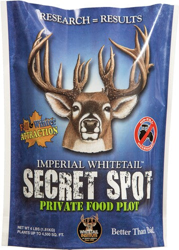 Whitetail Institute Secret Spot Food Plot Seed 4500 Sq Ft 4 lbs Fall
