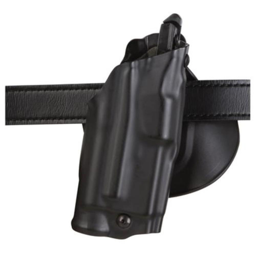 Safariland 6378 ALS Paddle & Belt Slide Holster for Glock 17/22 w/ M3 Light Plain Black RH