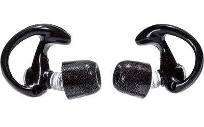 SureFire Sonic Defender 10 Filtered Earplugs, Medium, Black, 25 Pairs Bulk Pack EP10-BK-MPR-BULK
