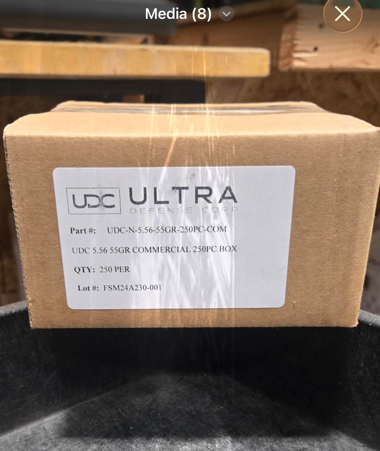 Ultra Defense Corp(UDC) 5.56x45mm M193 55 Grain Full Metal Jacket(FMJ)