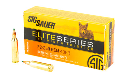 Sig Sauer Sig Sauer Elite Series Varmint & Predator .22-250 Remington 40 gr PolyTip ammo