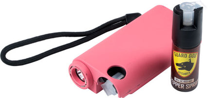 Guard Dog Olympian 3-in-1 Stun Gun, Flashlight & Pepper Spray - Pink