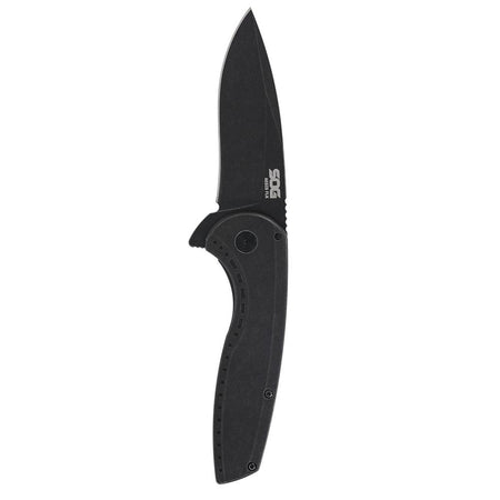 SOG Aegis FLK 2.0 Folding Knife 3.25" Drop Point Blade Black