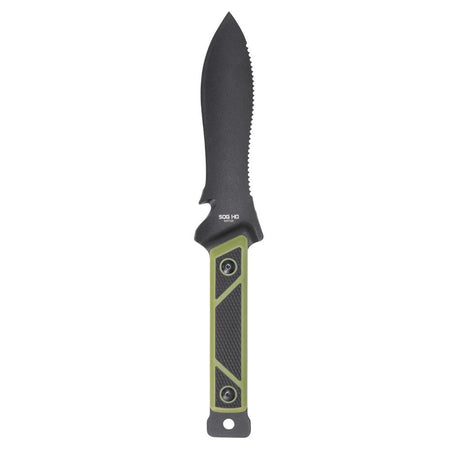 SOG Knives Rip Tide Fixed Blade Knife 6.5" Spear Point Black Green
