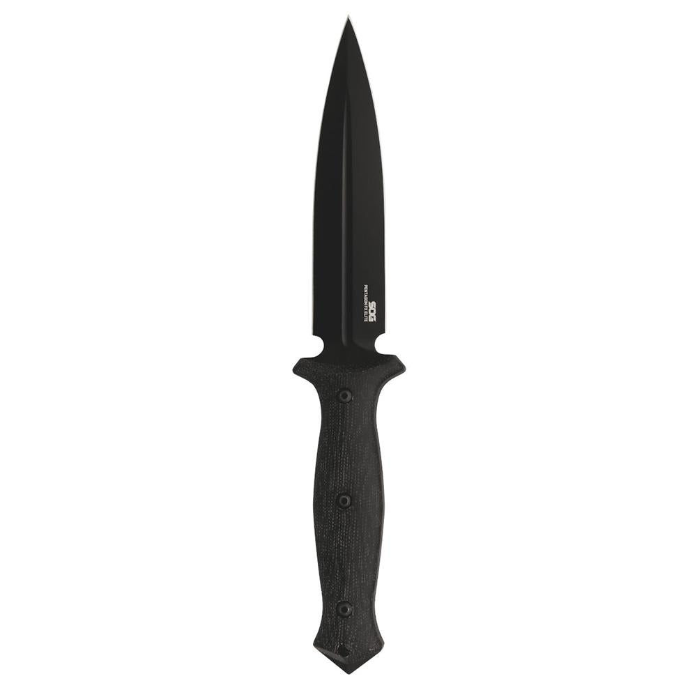 SOG Pentagon Elite Fixed Blade Dagger Knife 6 Inch S35VN Steel
