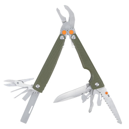 SOG Knives Tellus Multi-Tool with Pliers Saw and Screwdrivers OD Green