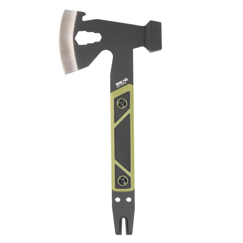 SOG Dual Strike Camp Axe 3" Blade Black Green