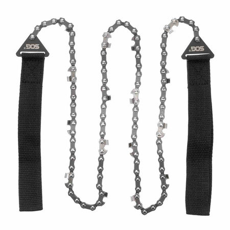 SOG Pocket Chainsaw 36in High-Carbon Steel Survival Chain Saw with Nylon Case