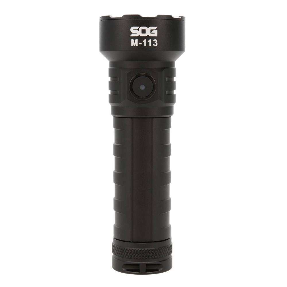 SOG M-113 Rechargeable LED Flashlight 4000 Lumens Black