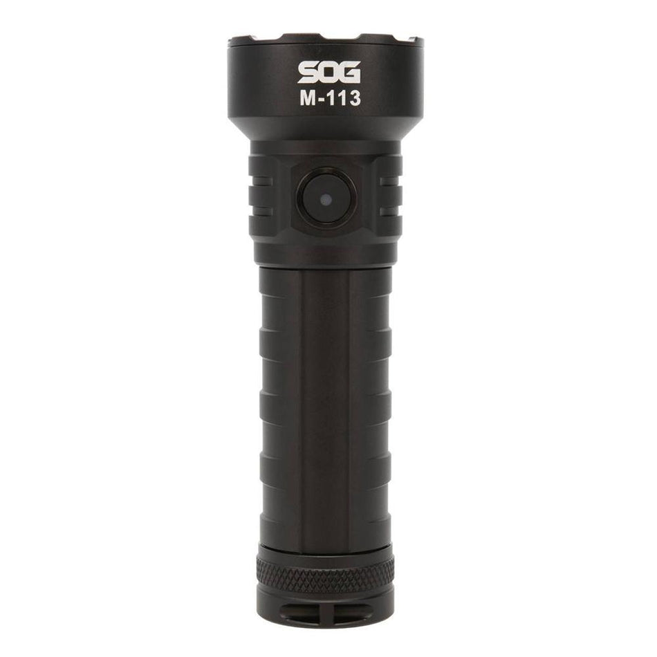 SOG M-113 Rechargeable LED Flashlight 4000 Lumens Black