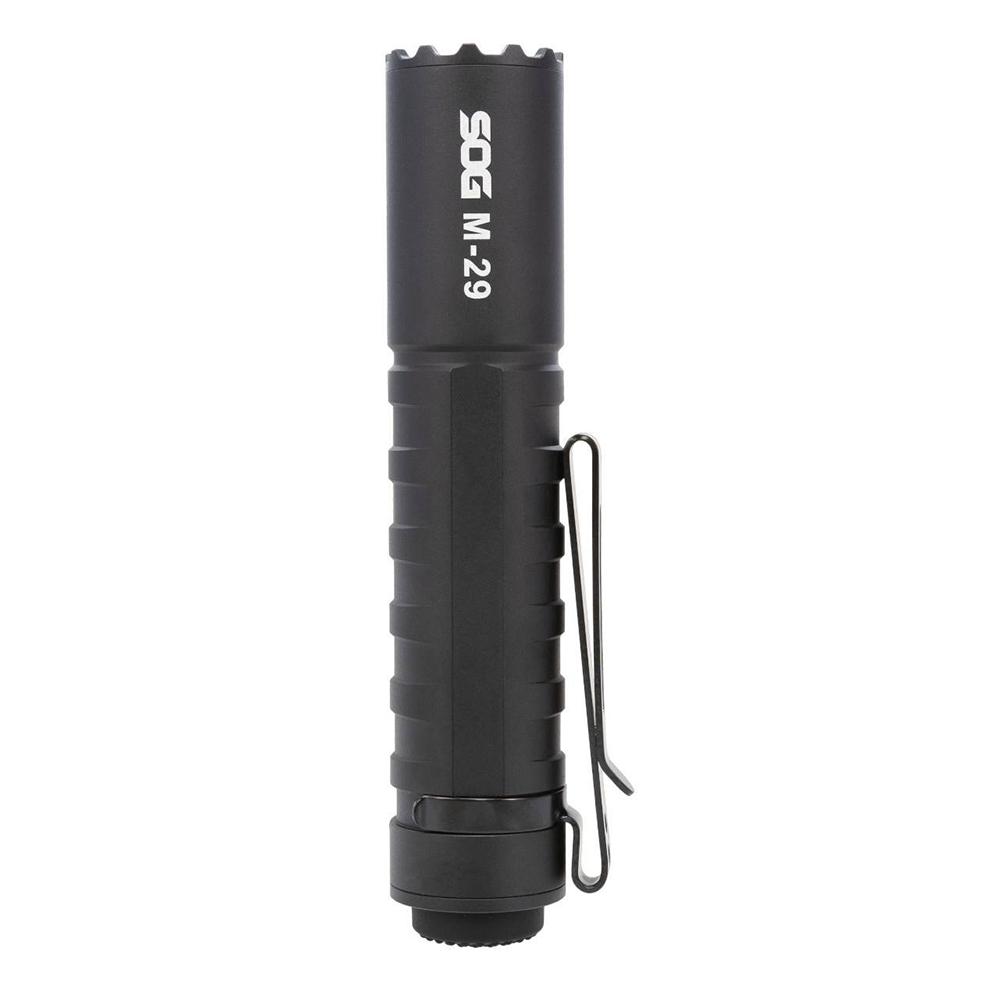 SOG M-29 Tactical Flashlight 2000 Lumens Black Aluminum