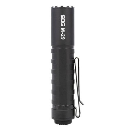 SOG M-29 Tactical Flashlight 2000 Lumens Black Aluminum