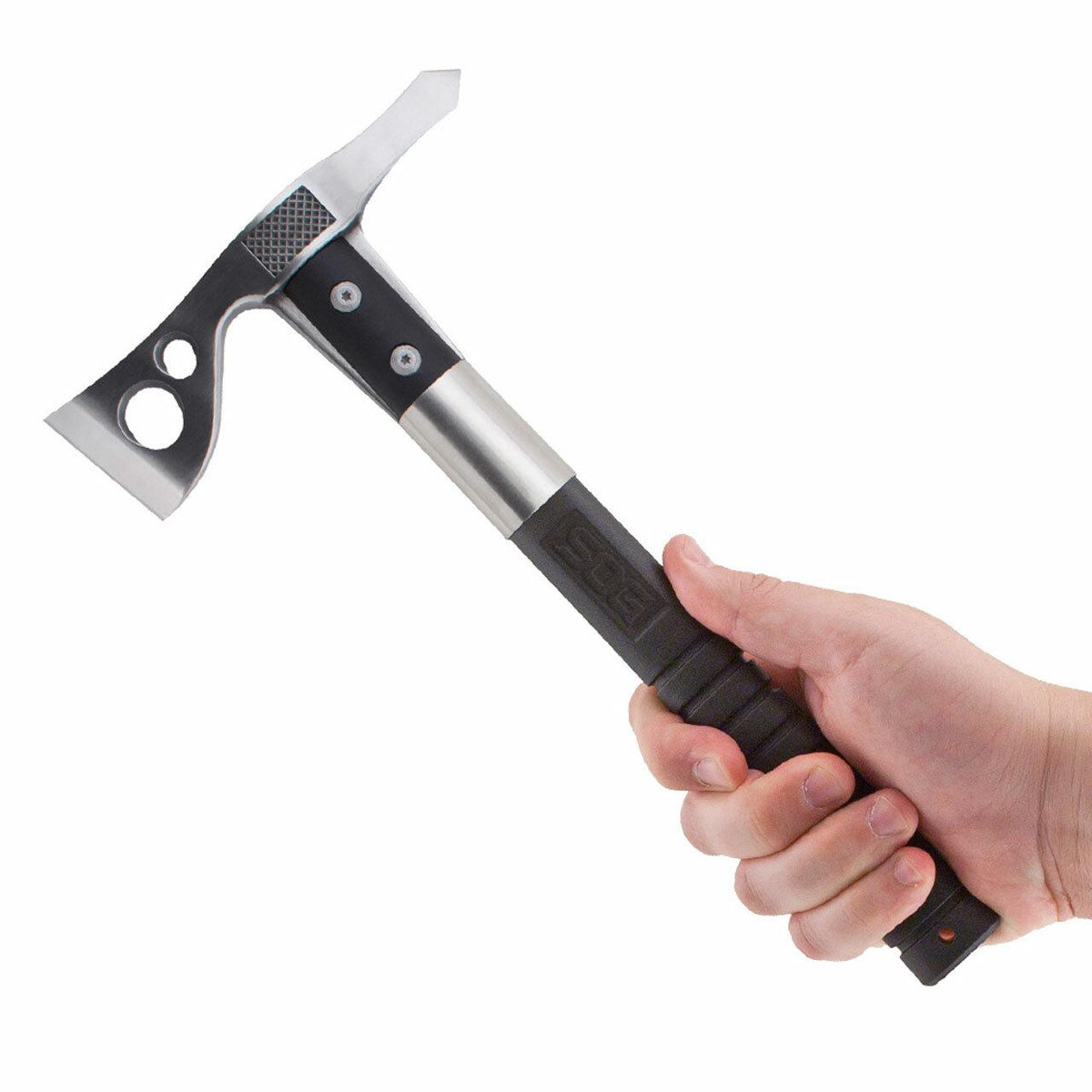 SOG Fasthawk Polished Tomahawk Axe Black and Silver