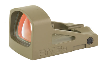 Shield Sights RMS2 Glass Edition Red Dot Sight, 4 MOA, RMS Footprint, FDE RMS2-4MOA-GLASS-FDE