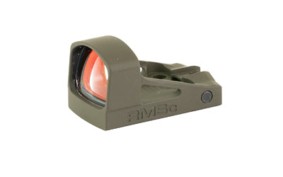Shield Sights RMSc Glass Edition Reflex Sight, 8 MOA, Olive Drab Green