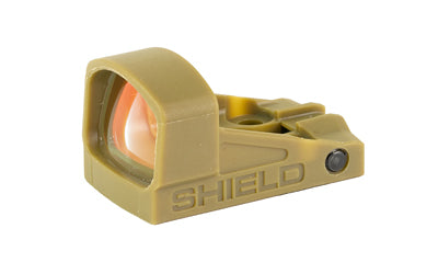 Shield Sights SMSc Glass Edition Red Dot Sight, 8 MOA, Flat Dark Earth