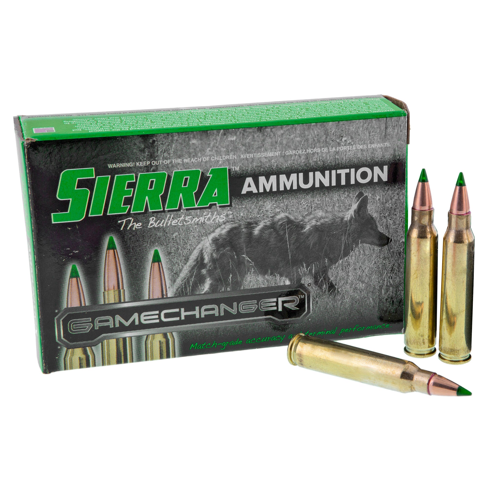 Sierra GameChanger .223 Remington 64 gr PolyTip ammo