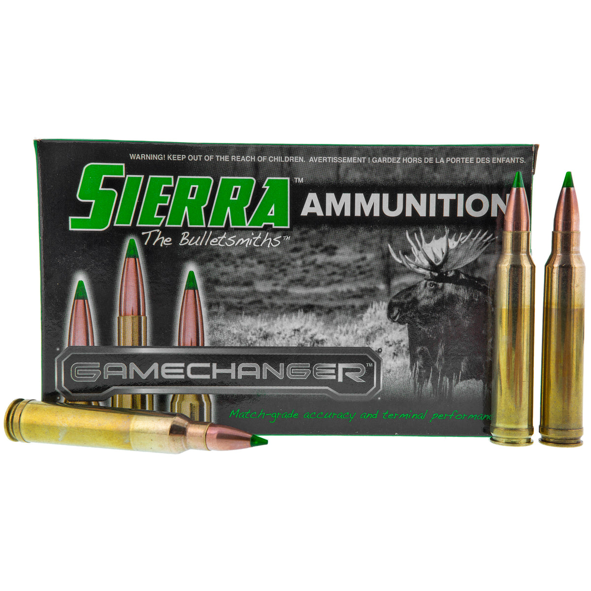 Sierra A468007 GameChanger Sierra Tipped GameKing  180 Grain .300 Winchester Mag