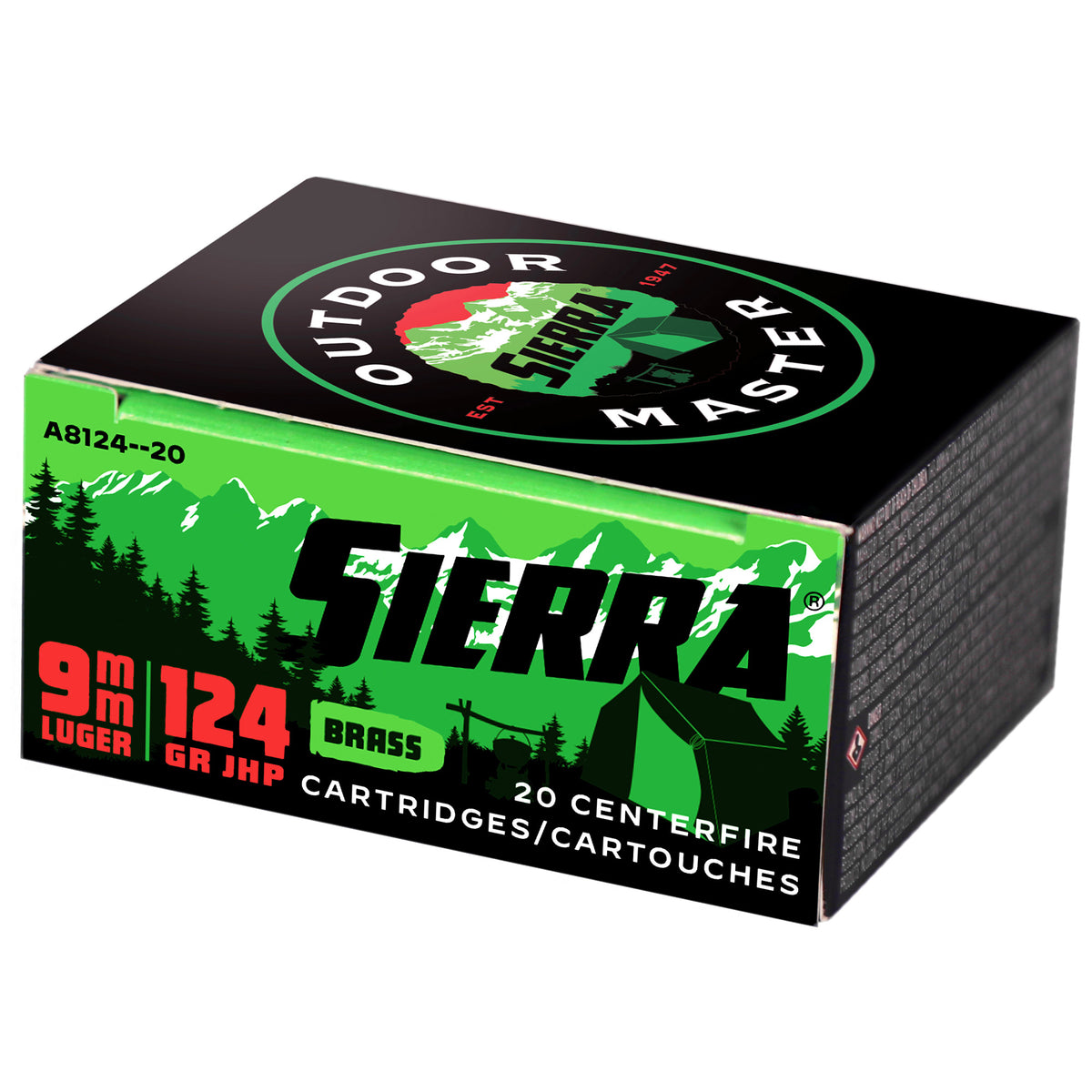 Sierra A846028 Outdoor Master Jacketed Hollow Point JHP 180 Grain .40 S&W