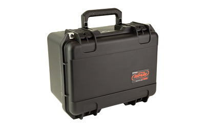 SKB Sports i-Series Two Handgun Hard Case, 15"x10.375", Polypropylene, Black, Holds 6 Magazines 3I-1510-9B-2G