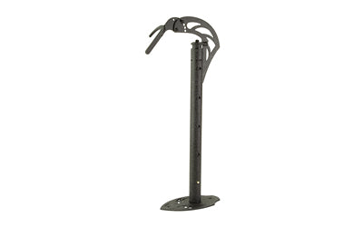Skull Hooker Ceiling Hooker Trophy Mount with Swivel & Length Adjustment, Black Powder Coat SKH-CH-BLK
