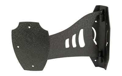 Skull Hooker Corner Shoulder Mount with Single 10-Inch Swing Arm, Powder Coat Black Finish SKH-CSM-BLK