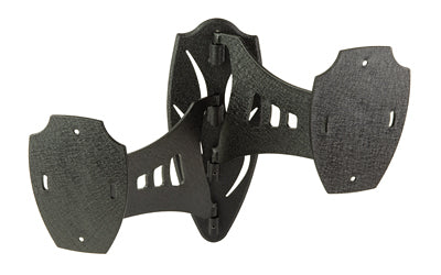 Skull Hooker Dual Shoulder Mount with Dual 8-Inch Swing Arms, Powder Coat Black Finish SKH-DSM-BLK