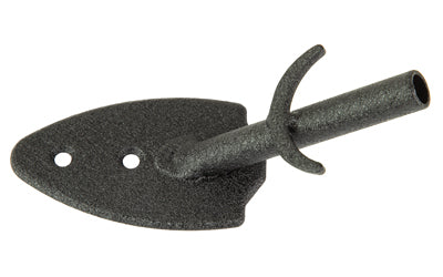Skull Hooker Flush Wall Mount, Black Powder Coat Finish, Prong System for Trophy Skulls SKH-FWM-BLK
